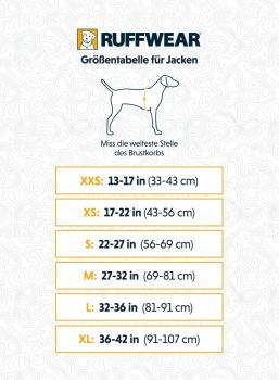 Ruffwear Vert Jacket Canyonlands Orange Gr. XXS